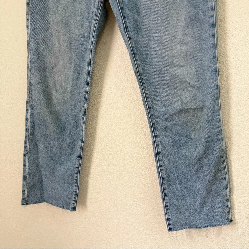 J. Crew Blue Denim Essential Straight High Rise Jeans Women’s Size 28
